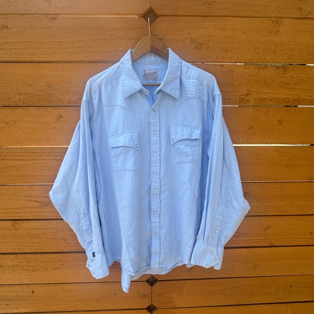 Vintage Pearl snap Rockmount Ranch Wear made is USA